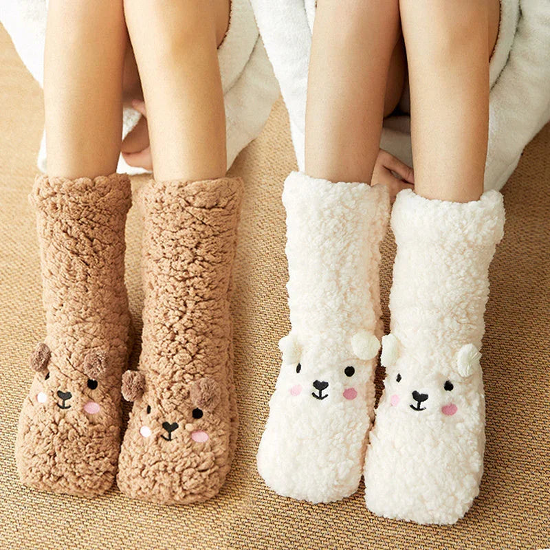 Velvet Socks – Soft Polyester Cotton Warm Women’s Cozy Socks