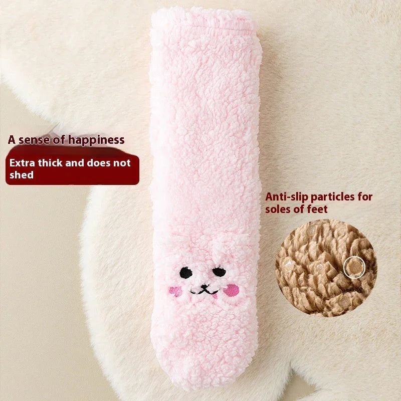 Velvet Socks – Soft Polyester Cotton Warm Women’s Cozy Socks