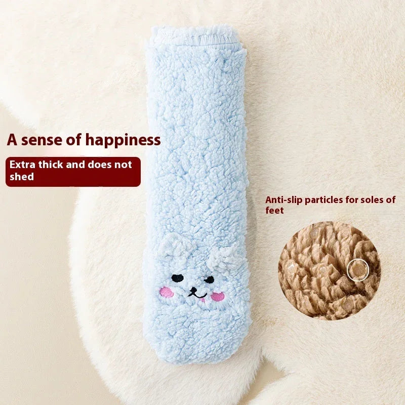 Velvet Socks – Soft Polyester Cotton Warm Women’s Cozy Socks
