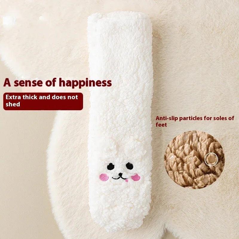 Velvet Socks – Soft Polyester Cotton Warm Women’s Cozy Socks