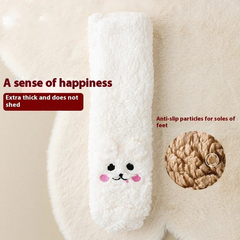 Velvet Socks – Soft Polyester Cotton Warm Women’s Cozy Socks