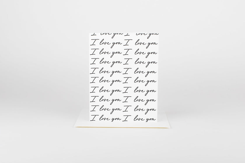 I Love You (Pattern)