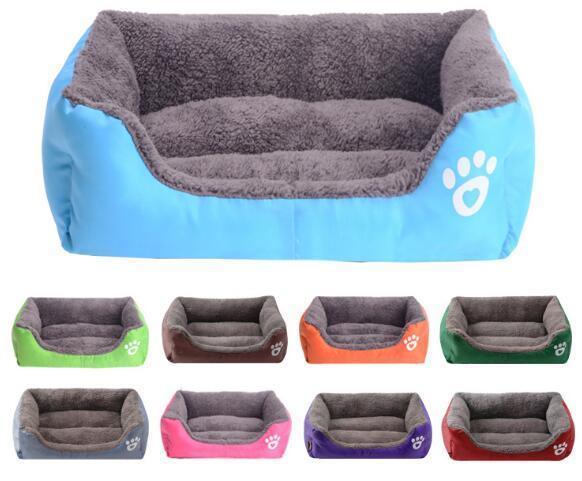 Winter Warm Dog Bed Nest – Moisture-Proof Oxford, PP Cotton Fill, S–XXXL