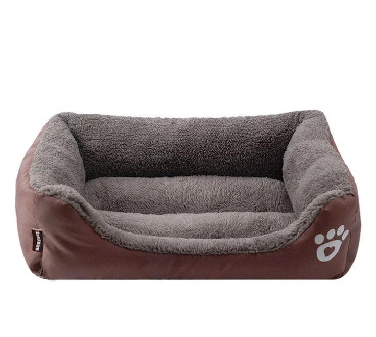 Winter Warm Dog Bed Nest – Moisture-Proof Oxford, PP Cotton Fill, S–XXXL