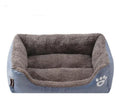Winter Warm Dog Bed Nest – Moisture-Proof Oxford, PP Cotton Fill, S–XXXL