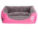 Winter Warm Dog Bed Nest – Moisture-Proof Oxford, PP Cotton Fill, S–XXXL