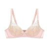 Wireless Thin Push Up Pure Lace Underwear Set