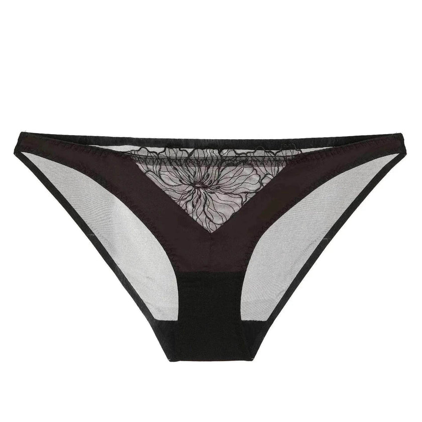 Wireless Thin Push Up Pure Lace Underwear Set