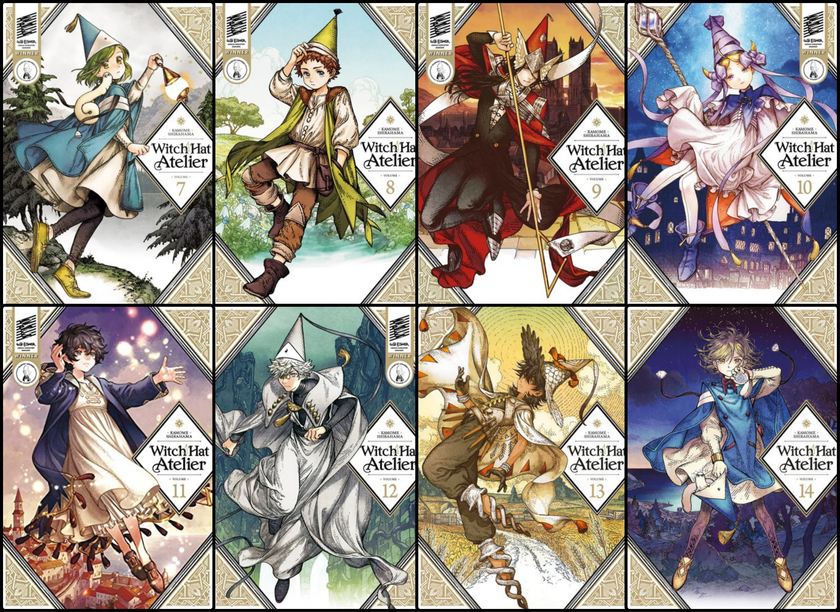 Witch Hat Atelier: Great Hall to Valance Leech Arc Manga Set (Vol. 7-14)