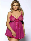 Women Charming Lingerie Big Code Sleepwear Sleep dress
