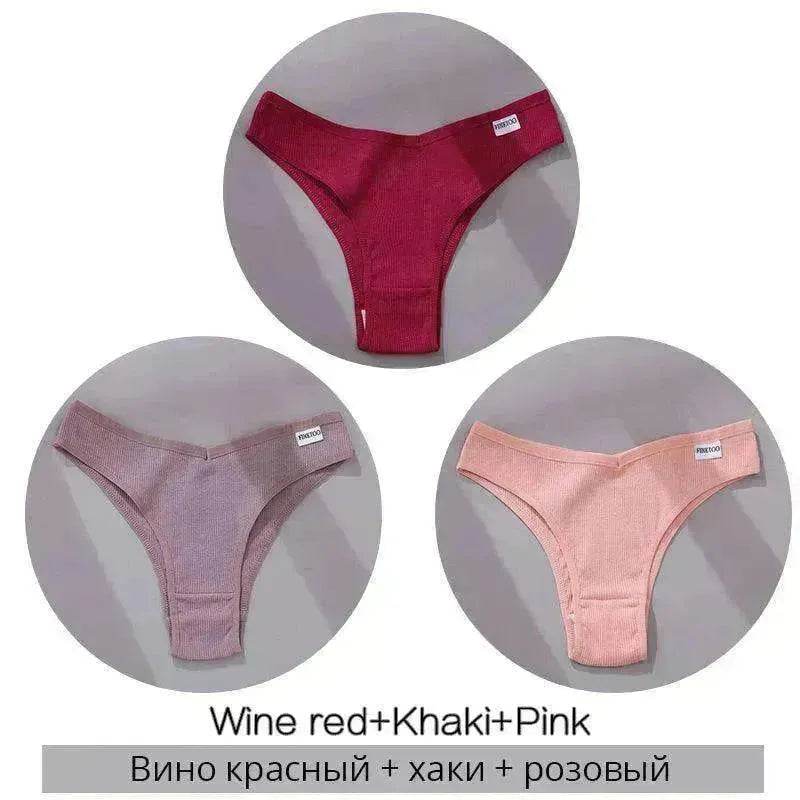 Women Cotton Underwear Women Thong Charming Underwear