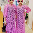Women's Arab  Style Loose Lace Long Dress
