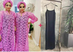 Women's Arab  Style Loose Lace Long Dress