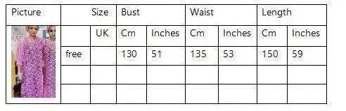 Women's Arab  Style Loose Lace Long Dress