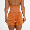 Women's Camo Jacquard Seamless Gym Shorts