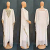Women's Dress Embroidered Lace Arab  Robe