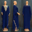 Women's Dress Embroidered Lace Arab  Robe