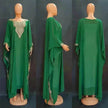 Women's Dress Embroidered Lace Arab  Robe