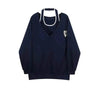 Women's Fashion Loose Mid-length Jacket Lining Set