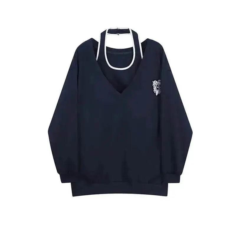 Women's Fashion Loose Mid-length Jacket Lining Set