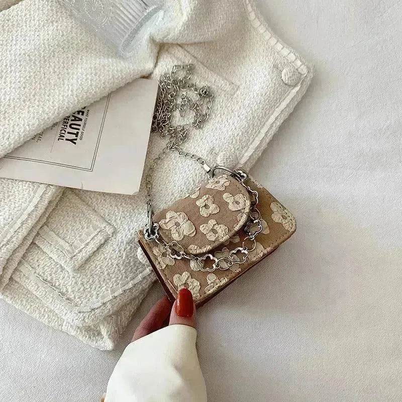 Women's Fashion Mini Chain Handbag Shoulder Crossbody Bag