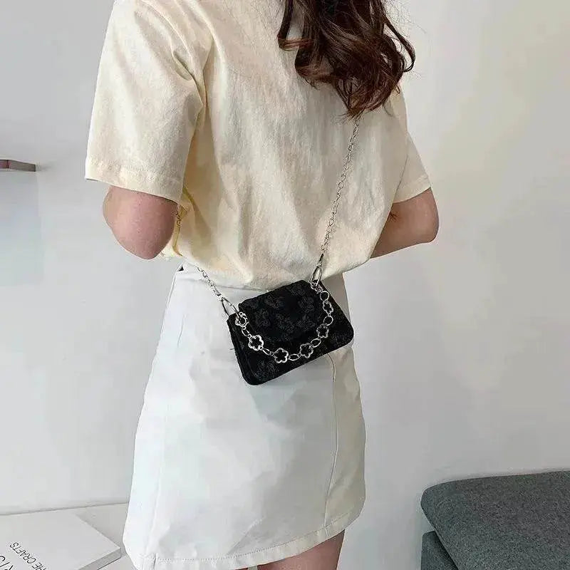 Women's Fashion Mini Chain Handbag Shoulder Crossbody Bag