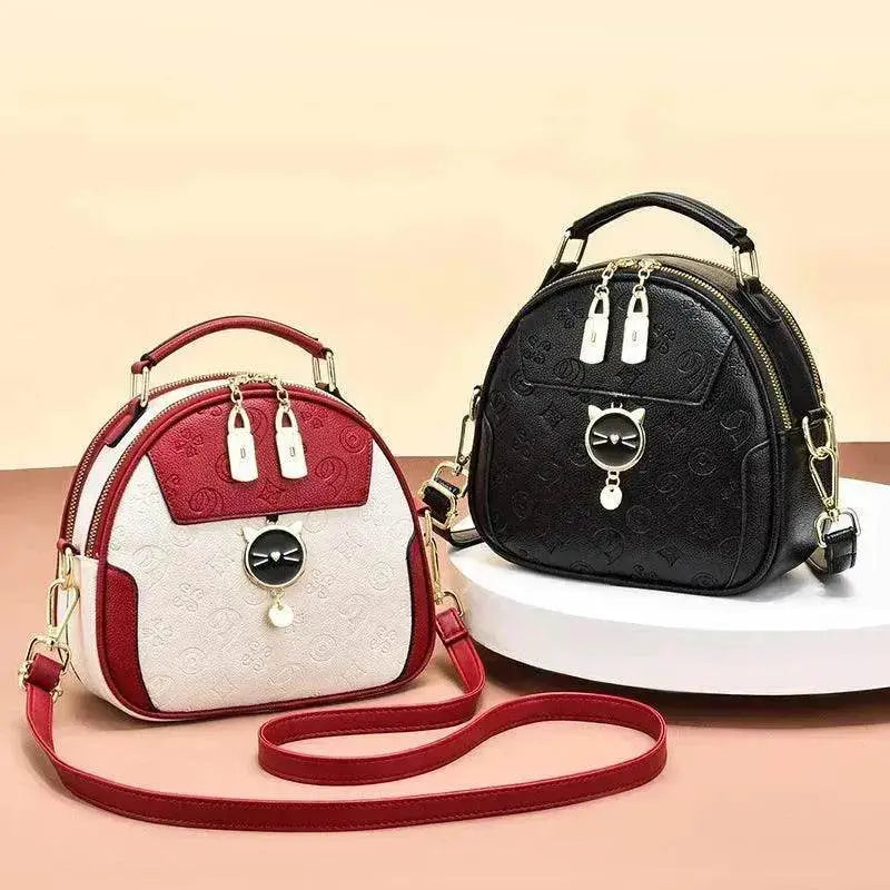 Women's Fashion Simple Embossed Shoulder Bag