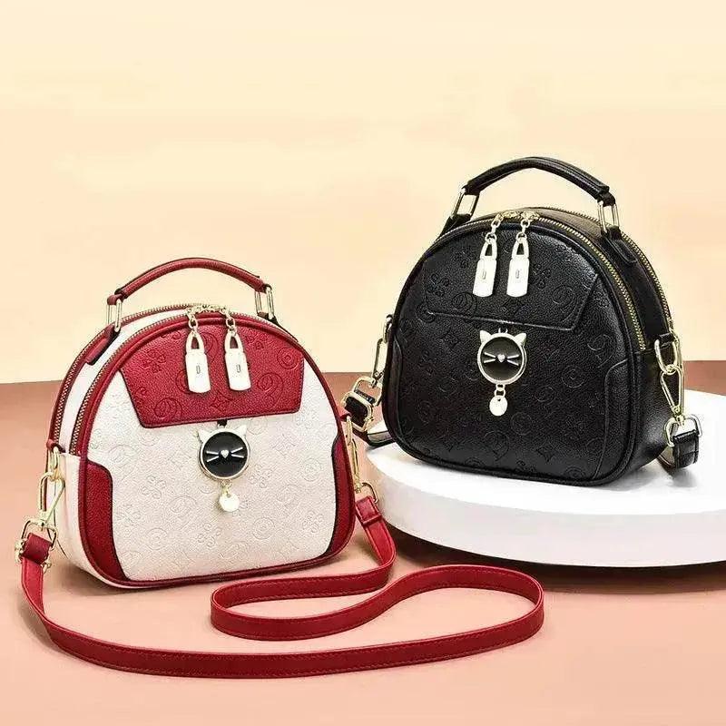 Women's Fashion Simple Embossed Shoulder Bag