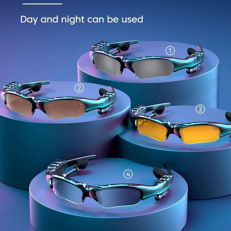 Women's Fashion Simple Music Bluetooth Headset Glasses