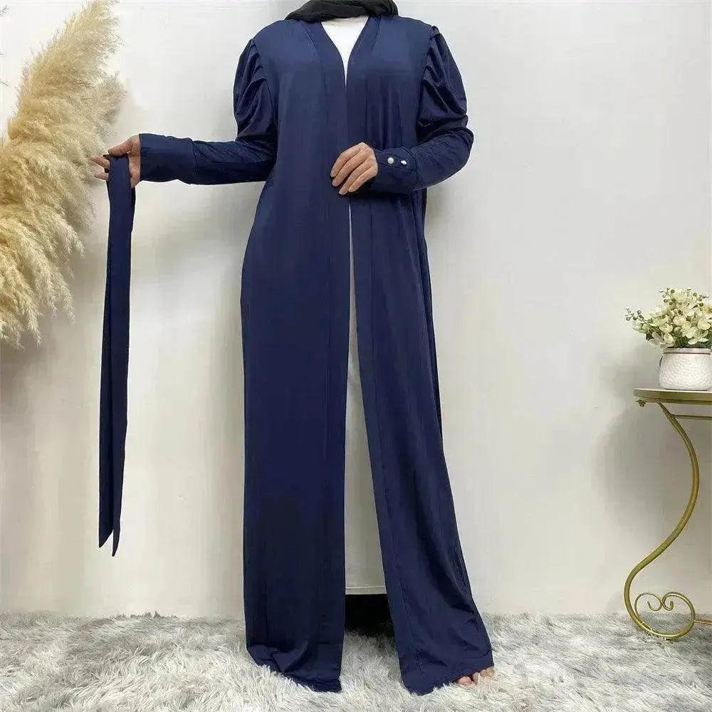 Women's Fashion Simple Solid Color Arab  Cardigan