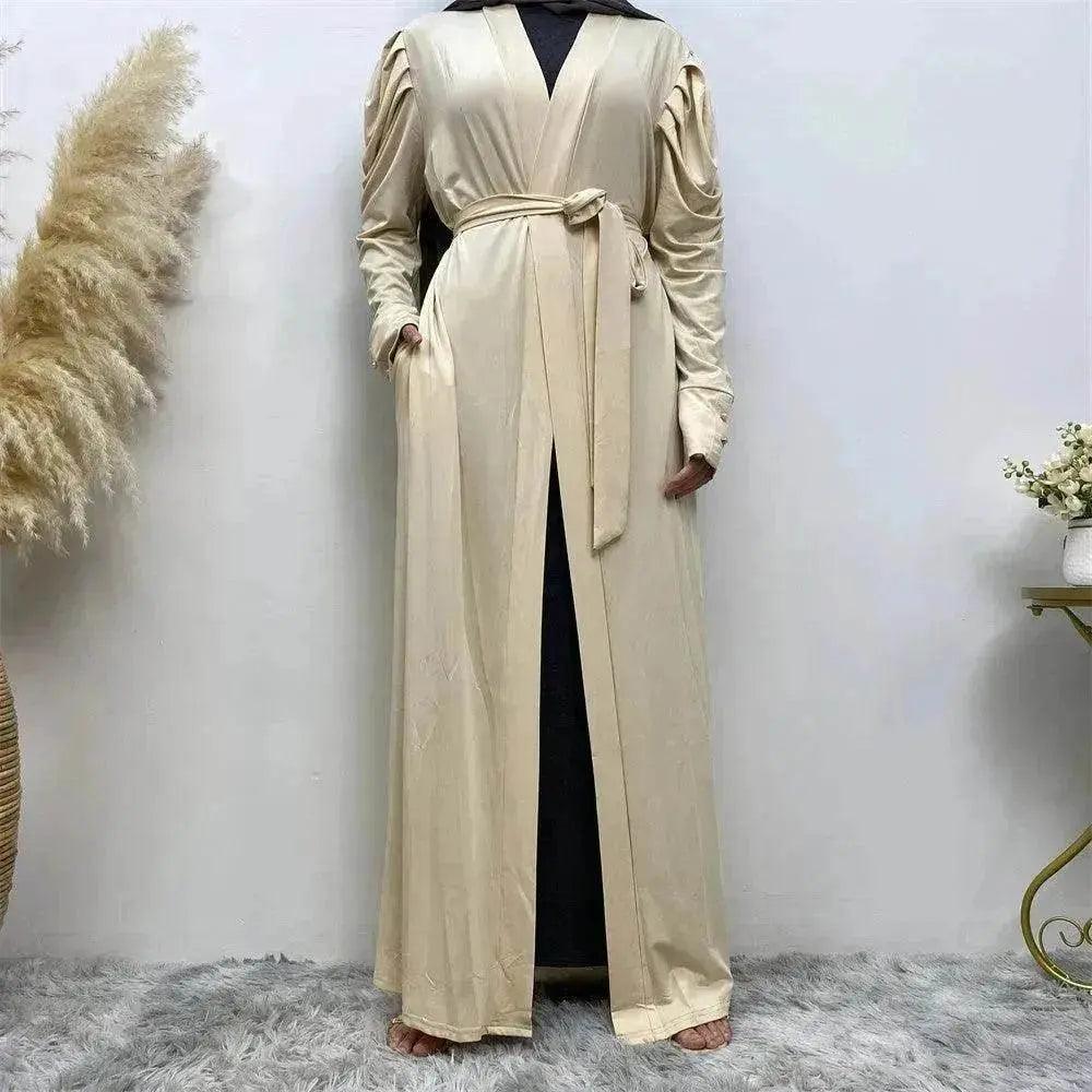 Women's Fashion Simple Solid Color Arab  Cardigan