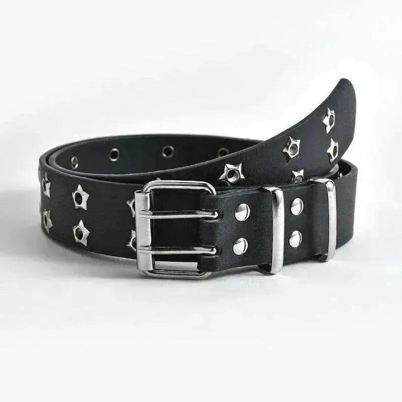 Women's Fashion Stars Decorative Double row Belt