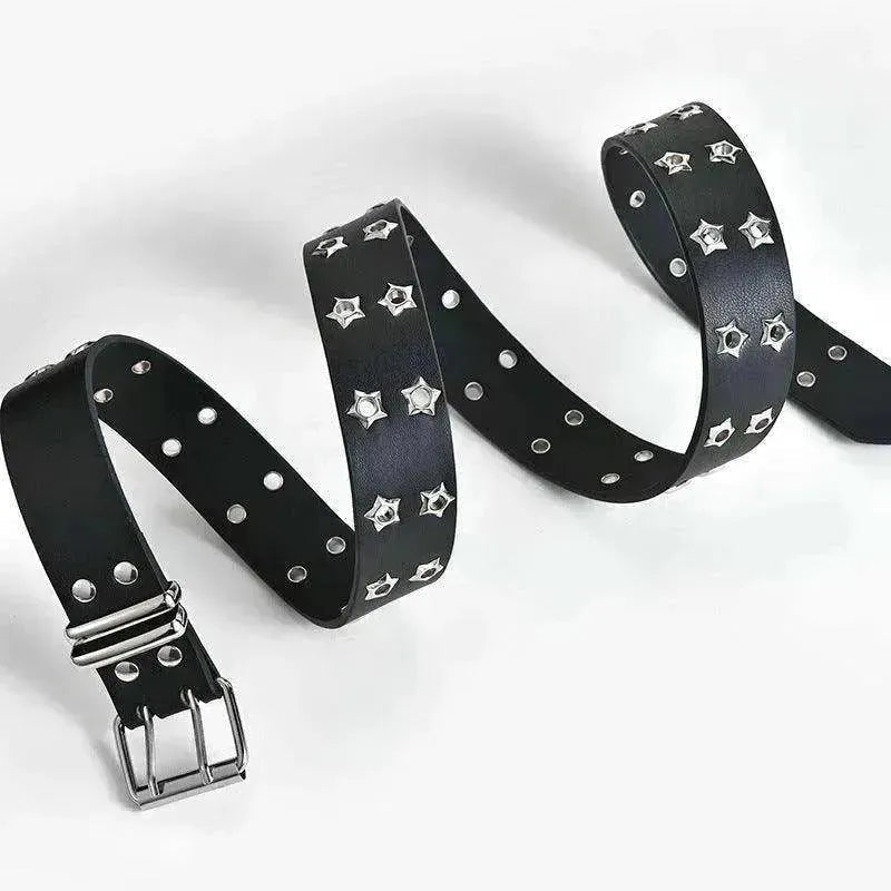 Women's Fashion Stars Decorative Double row Belt