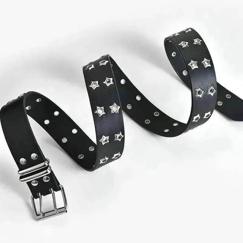 Women's Fashion Stars Decorative Double row Belt
