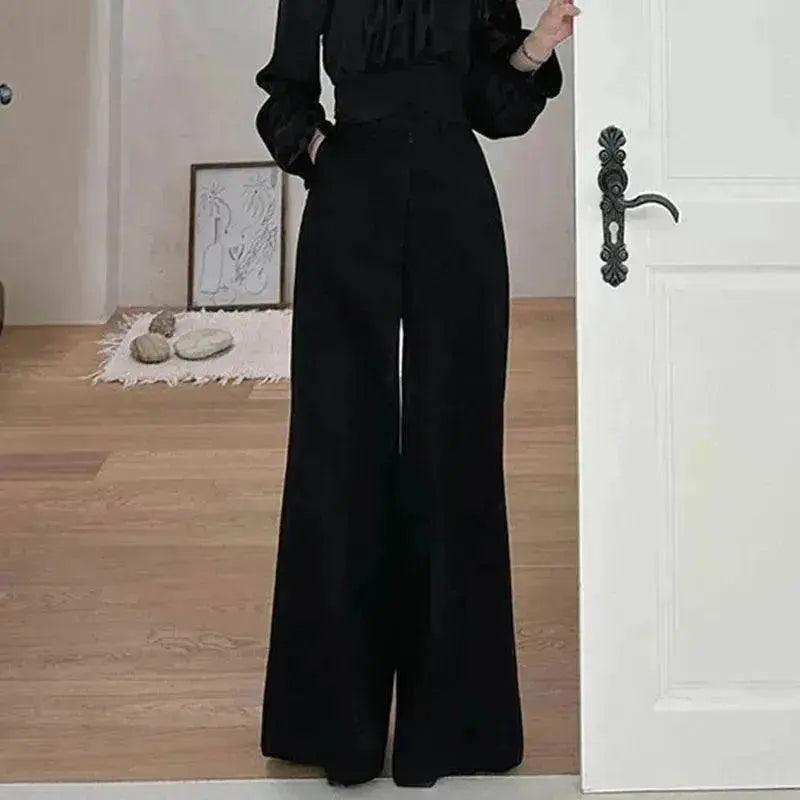 Women's Hanging Wide Leg Mopping Casual Pants
