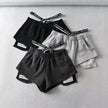 Women's High Waist Running Athletic Gym Hot Pants