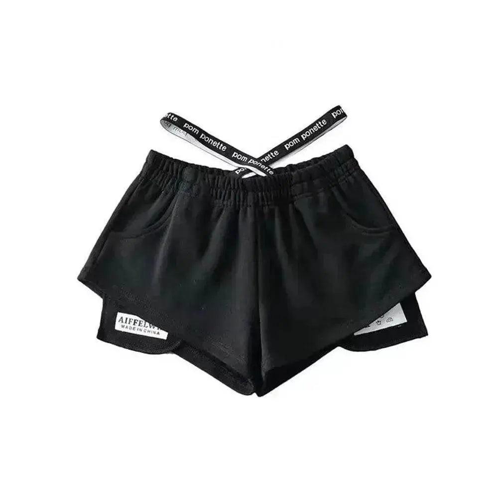 Women's High Waist Running Athletic Gym Hot Pants