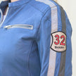 Women's Leather Jacket with Patches