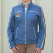 Women's Leather Jacket with Patches