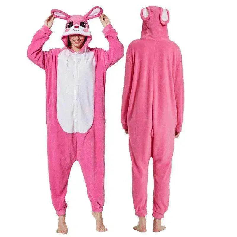 Women's One-piece Cartoon Animal Pajamas