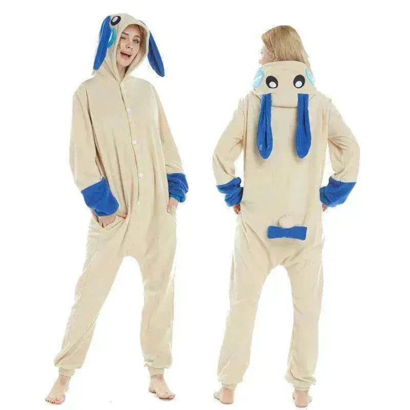 Women's One-piece Cartoon Animal Pajamas