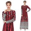 Women's Polka Dot Printed Arab  Long Skirt