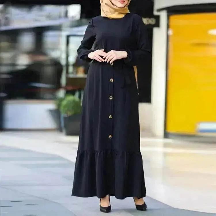 Women's Pullover Round Neck Arab  Dress