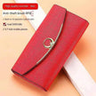 Women's Real Leather Anti theft  Large Capacity Wallet Clutch Bag