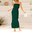 Women's Ruffled Tube Top Skirt