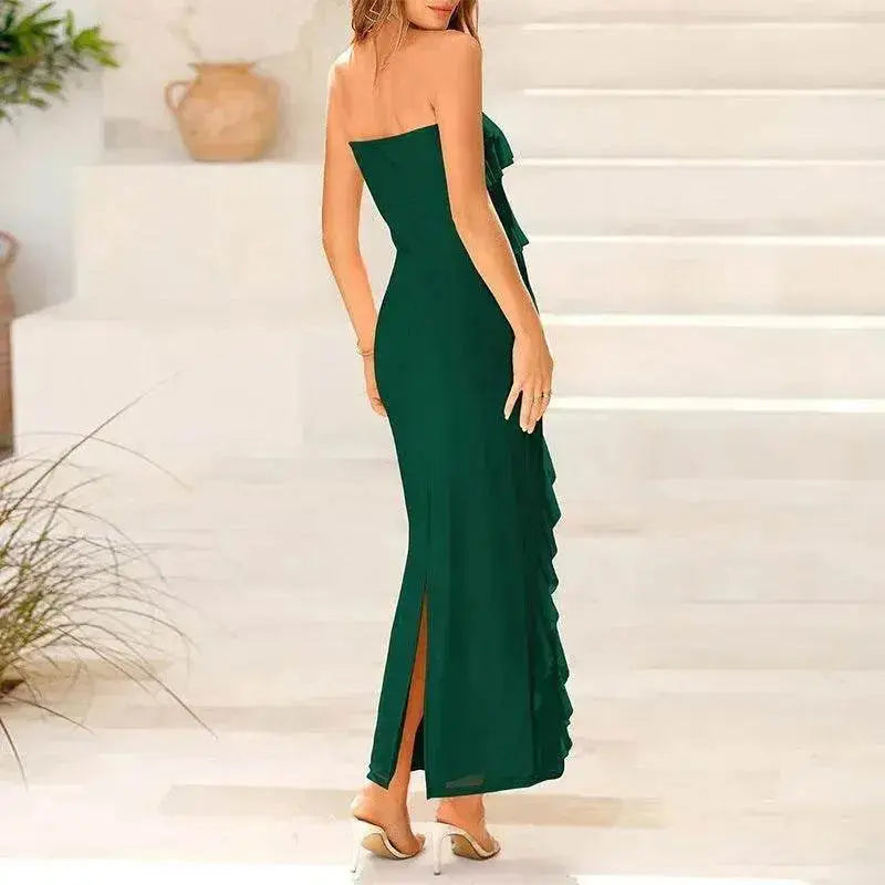 Women's Ruffled Tube Top Skirt