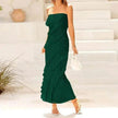 Women's Ruffled Tube Top Skirt