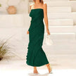 Women's Ruffled Tube Top Skirt
