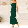 Women's Ruffled Tube Top Skirt