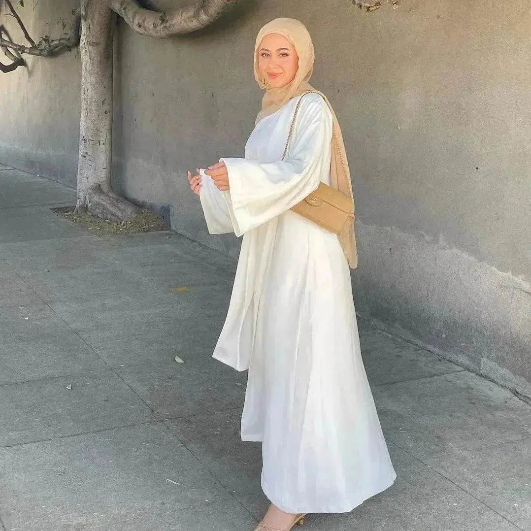 Women's Solid Color Two-piece Arab  Suit